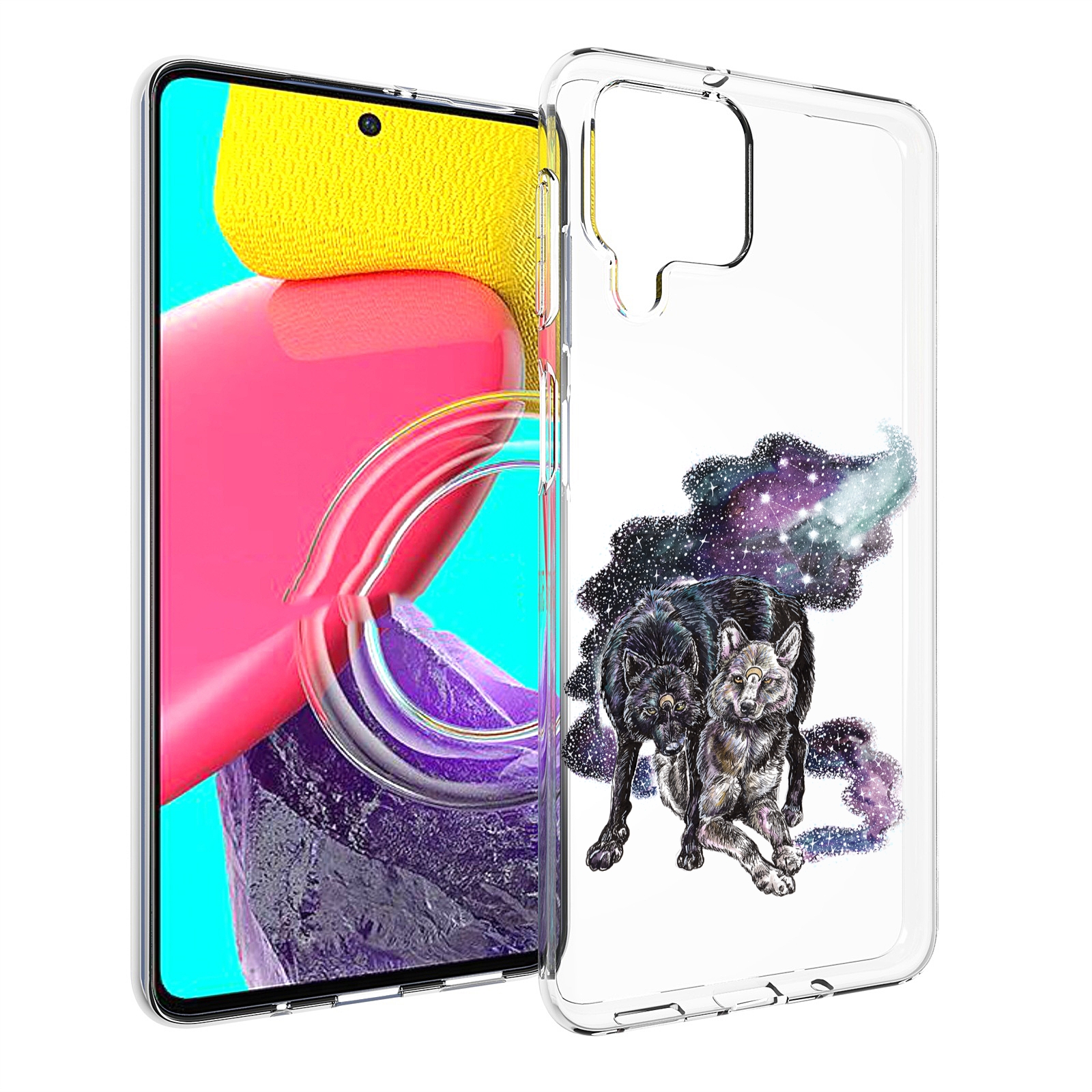 

Чехол MyPads звездные волки для Samsung Galaxy M53 (SM-M536), Прозрачный, Tocco