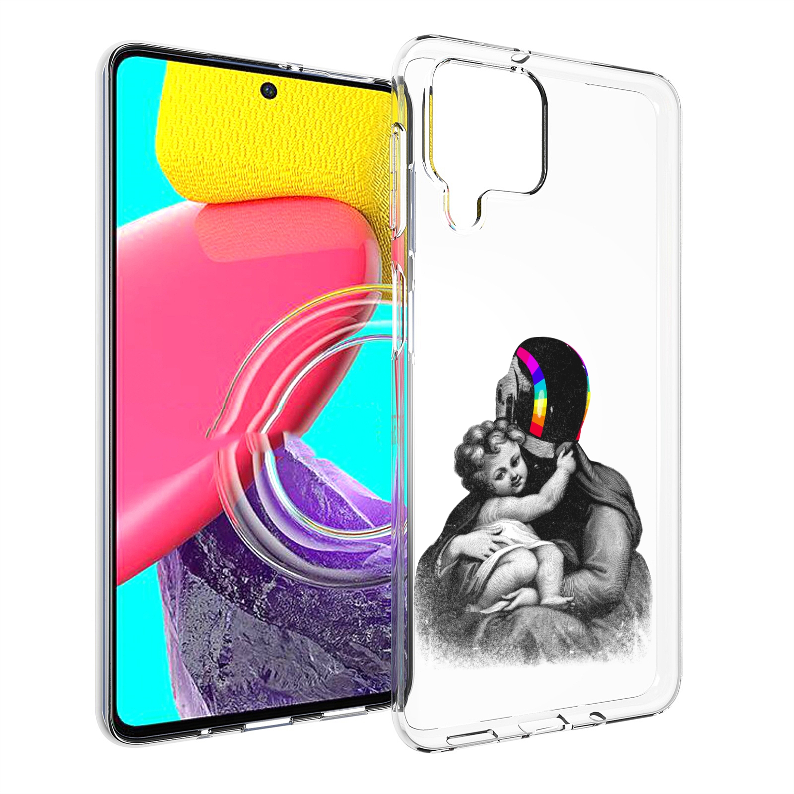 

Чехол MyPads защитник в шлеме для Samsung Galaxy M53 (SM-M536), Прозрачный, Tocco