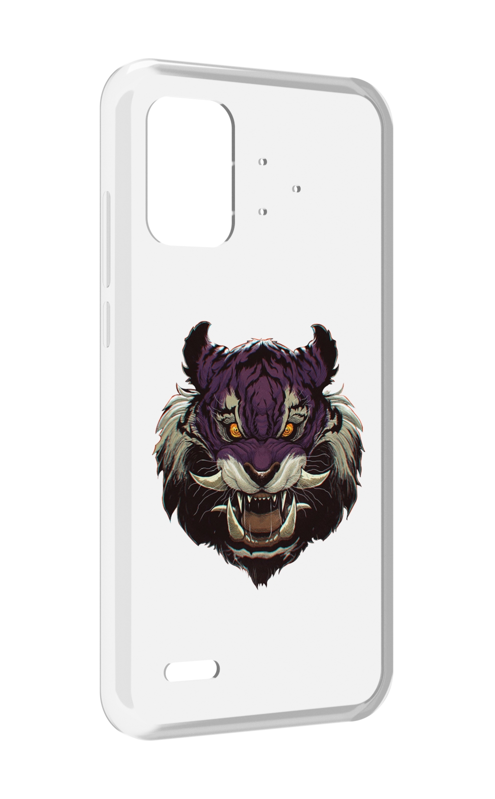 

Чехол MyPads Страшный-тигр для UMIDIGI Bison Pro, Прозрачный, Tocco