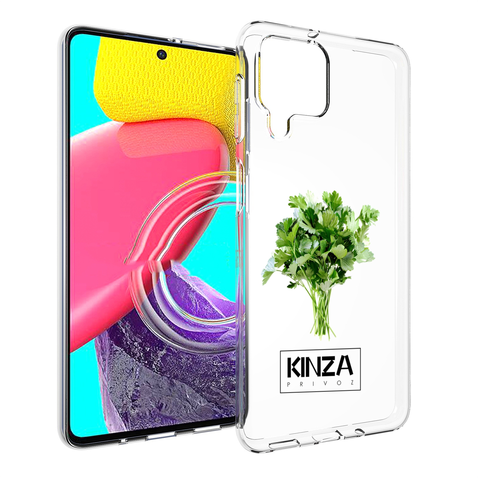 

Чехол MyPads Бренд Кинза для Samsung Galaxy M53 (SM-M536), Прозрачный, Tocco