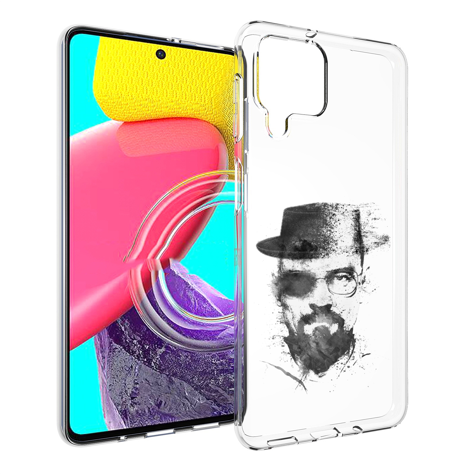 

Чехол MyPads загадочный человек для Samsung Galaxy M53 (SM-M536), Прозрачный, Tocco