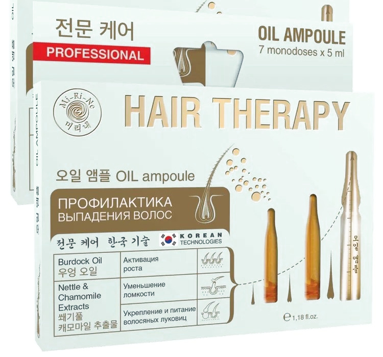 Комплекс для волос Mi-Ri-Ne Профилактика выпадения волос, масляный 7 шт. по 5 мл