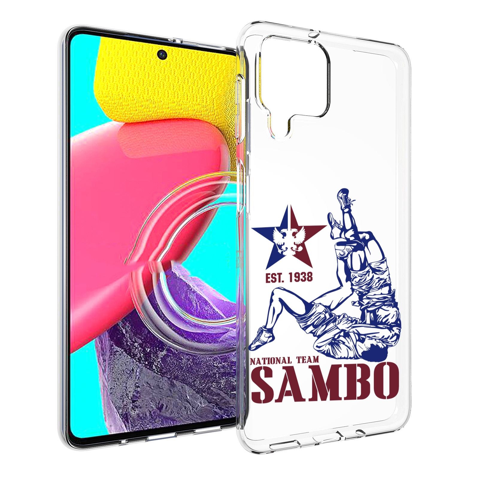 

Чехол MyPads единоборства самбо для Samsung Galaxy M53 (SM-M536), Прозрачный, Tocco