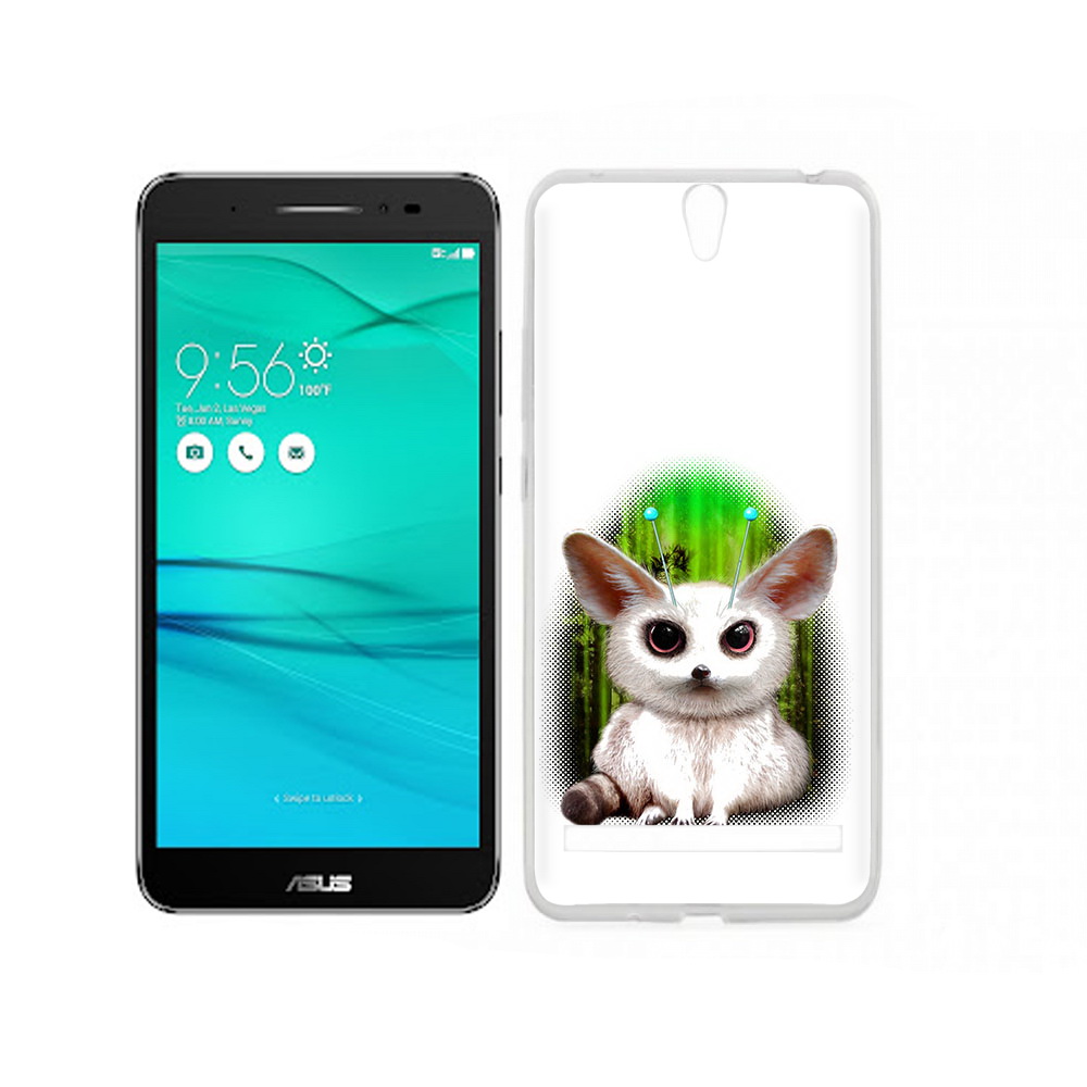 

Чехол MyPads Tocco для Asus ZenFone Go (ZB690KG) пушистое животное, Прозрачный, Tocco