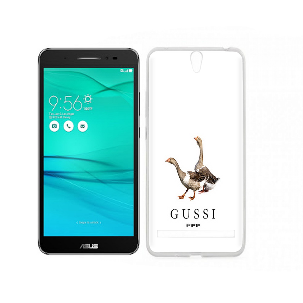 

Чехол MyPads Tocco для Asus ZenFone Go (ZB690KG) Гусси бренд, Прозрачный, Tocco