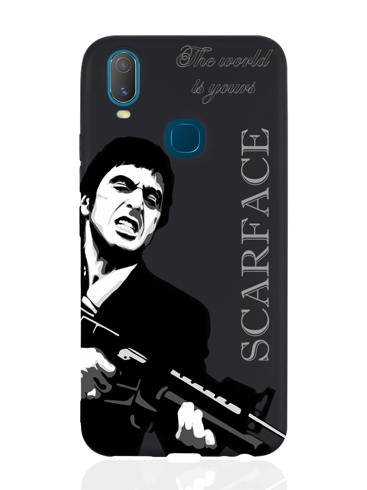 фото Чехол musthavecase для vivo y11 scarface tony montana/ лицо со шрамом черный