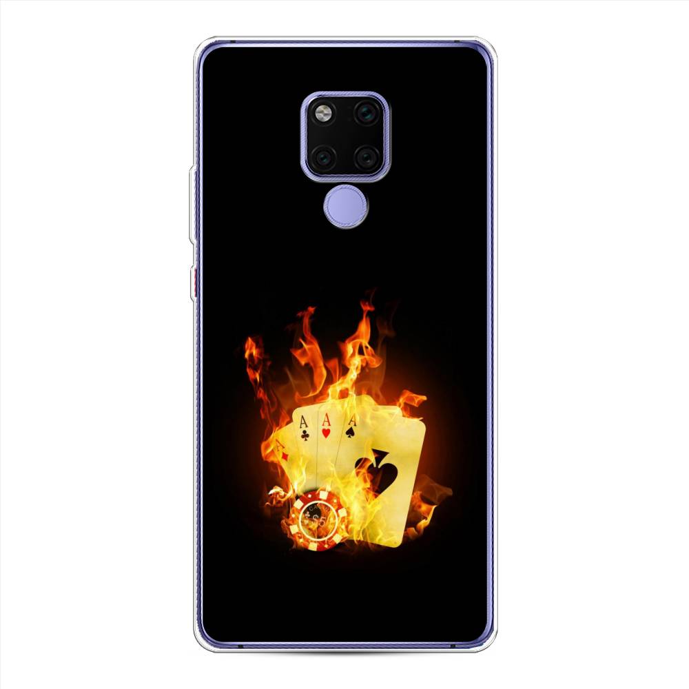 

Чехол Awog на Huawei Mate 20X "Горящие карты", Черный;оранжевый, 66950-9
