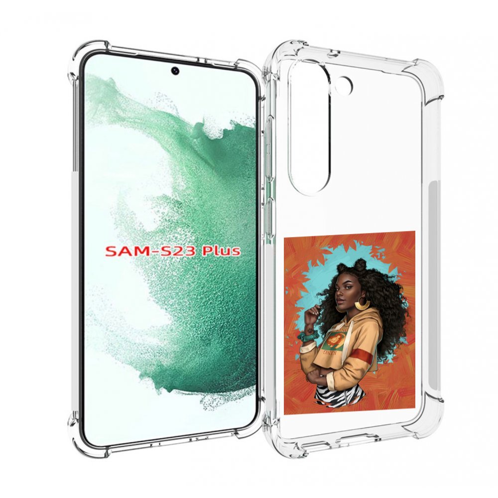 

Чехол MyPads темная-девушка женский для Samsung Galaxy S23 Plus +, Прозрачный, Tocco