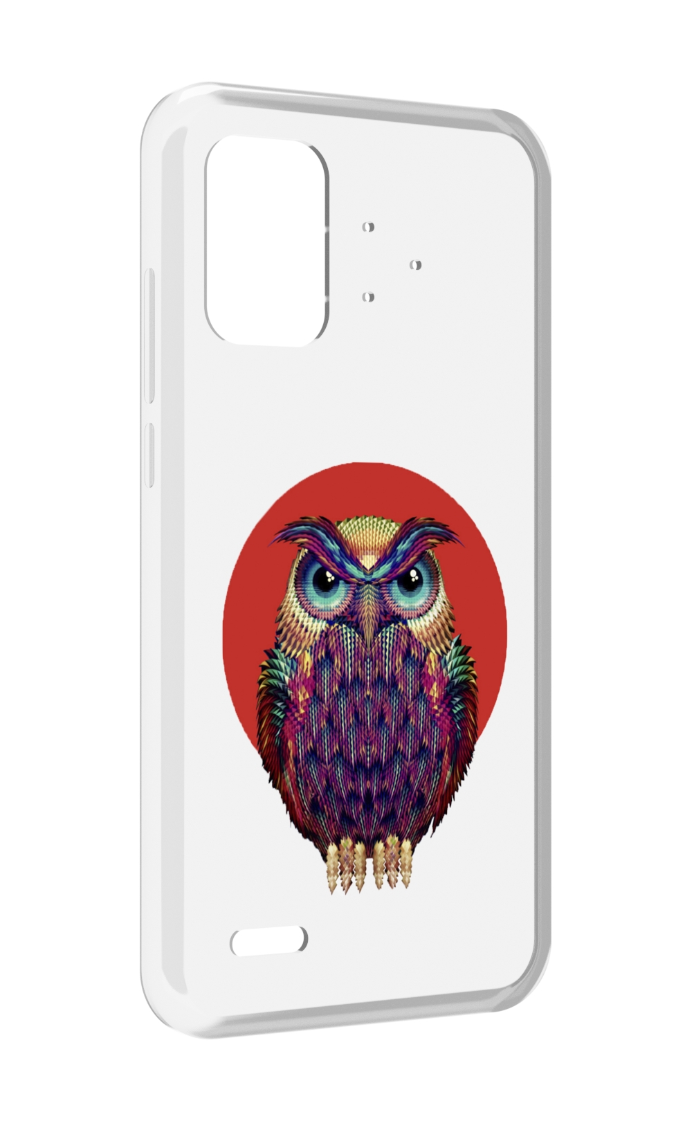 

Чехол MyPads Сова 3 для UMIDIGI Bison Pro, Прозрачный, Tocco
