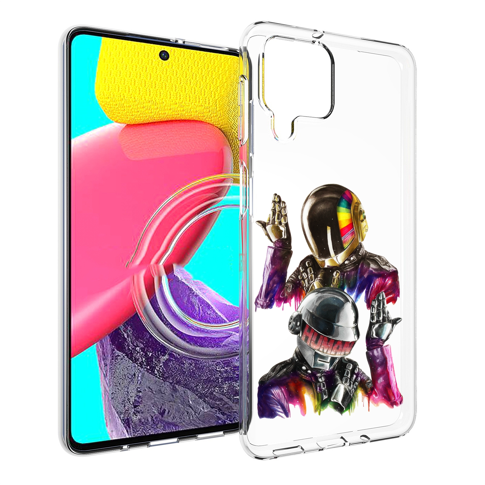 

Чехол MyPads диско космонавты для Samsung Galaxy M53 (SM-M536), Прозрачный, Tocco