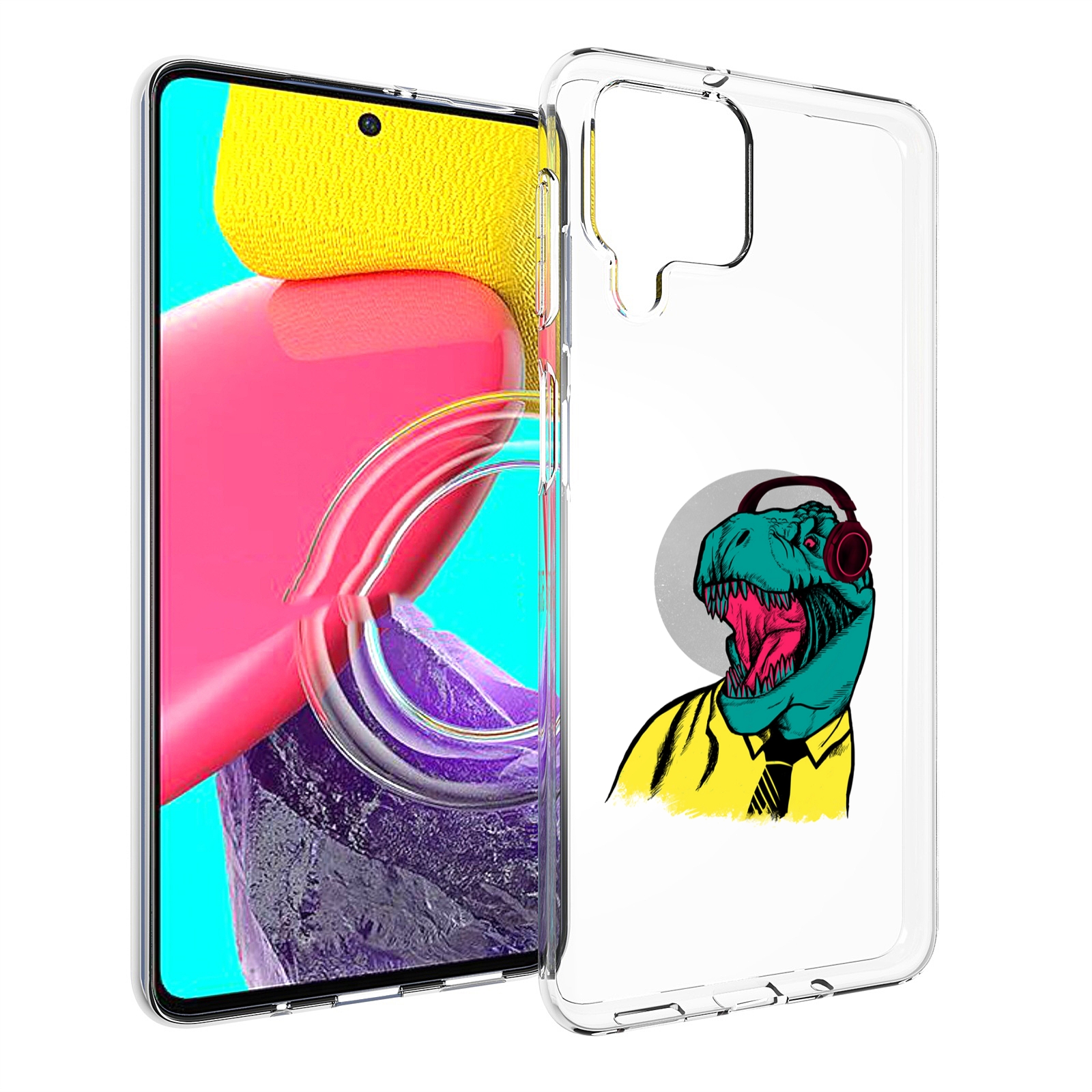

Чехол MyPads дино для Samsung Galaxy M53 (SM-M536), Прозрачный, Tocco