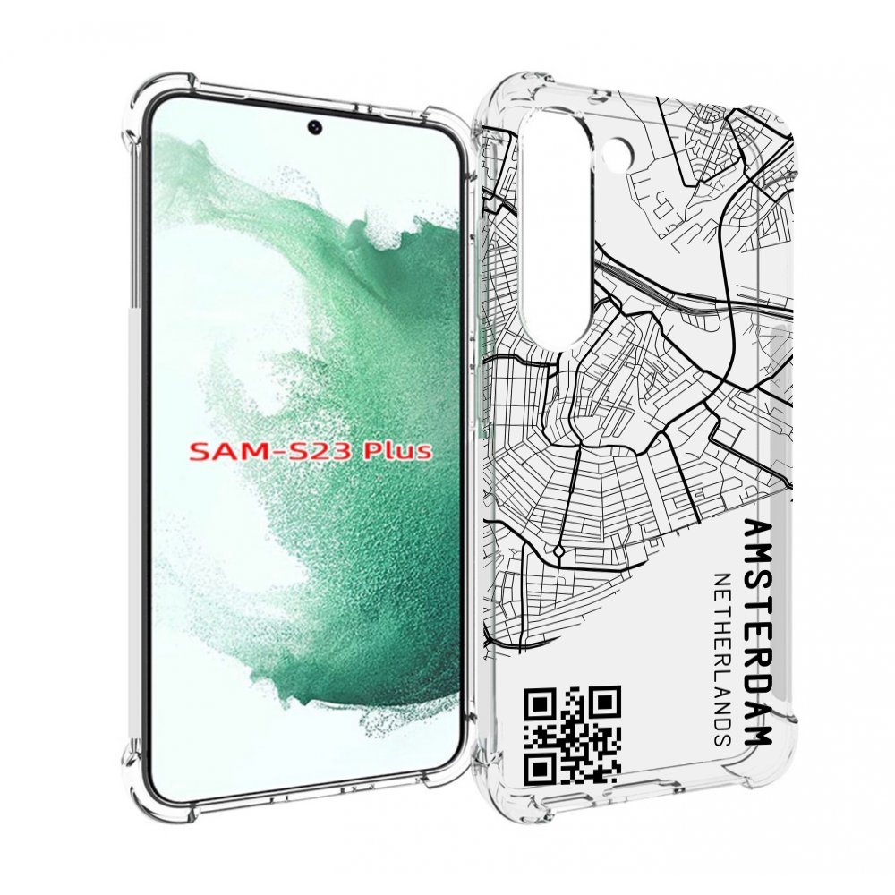 

Чехол MyPads схема-амстердам для Samsung Galaxy S23 Plus +, Прозрачный, Tocco