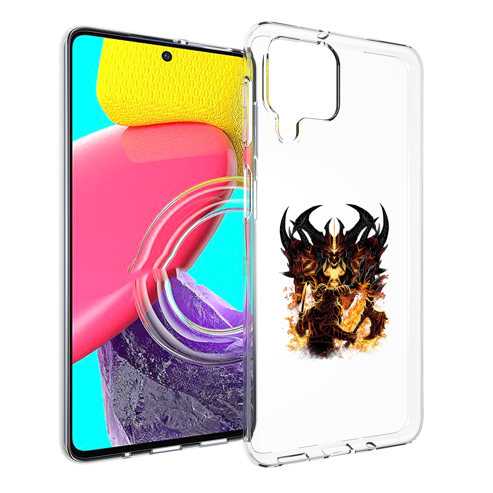 

Чехол MyPads демон shadow fiend для Samsung Galaxy M53 (SM-M536), Прозрачный, Tocco