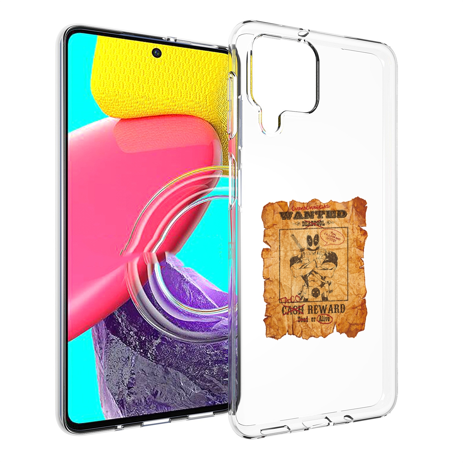 

Чехол MyPads дедпул для Samsung Galaxy M53 (SM-M536), Прозрачный, Tocco