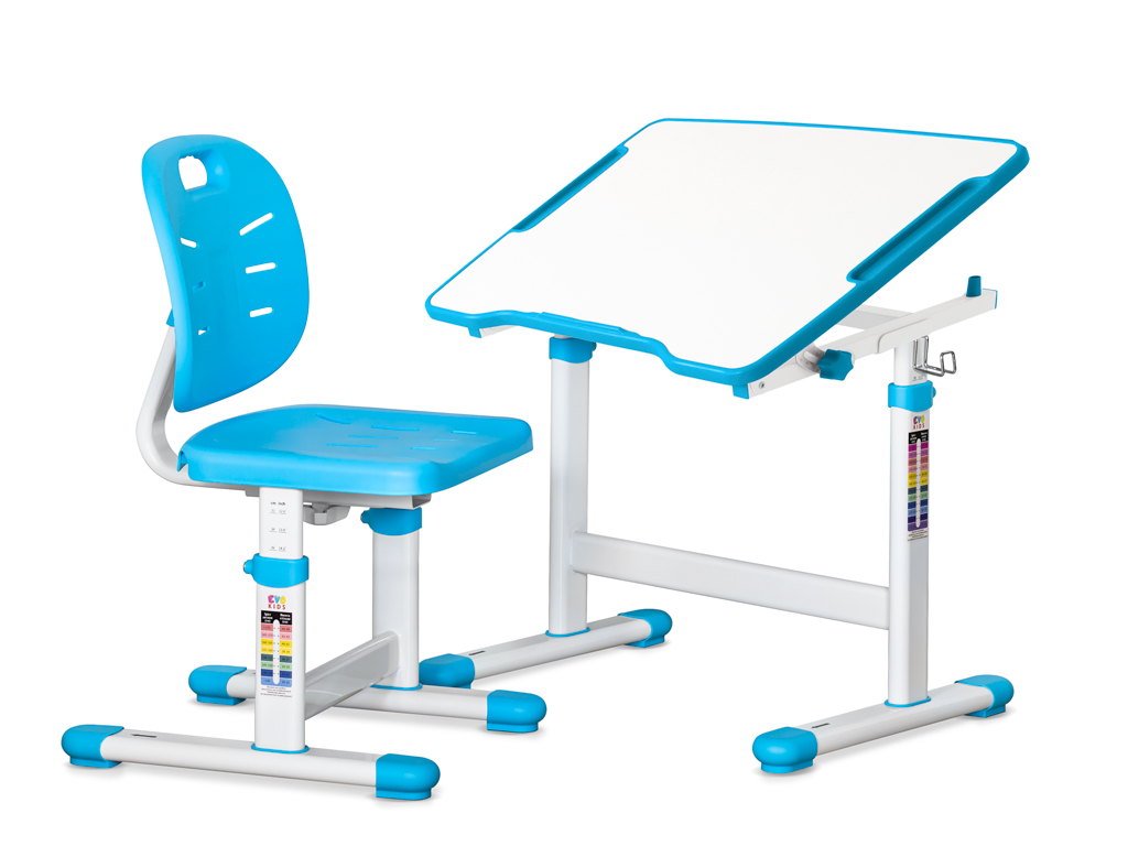 

Детская парта ErgoKids Evo-07 Ergo синего цвета, Evo-07 Ergo