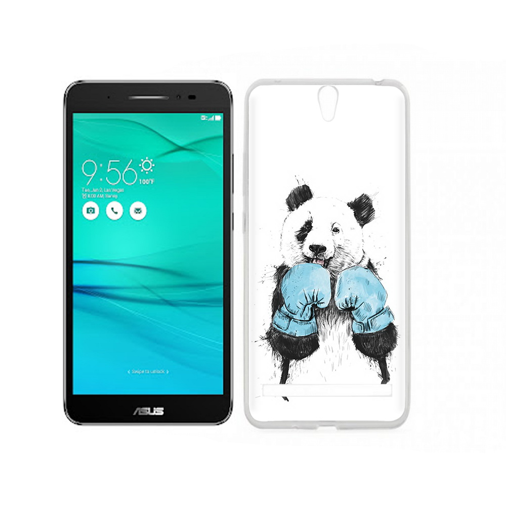 

Чехол MyPads Tocco для Asus ZenFone Go (ZB690KG) панда боксер, Прозрачный, Tocco