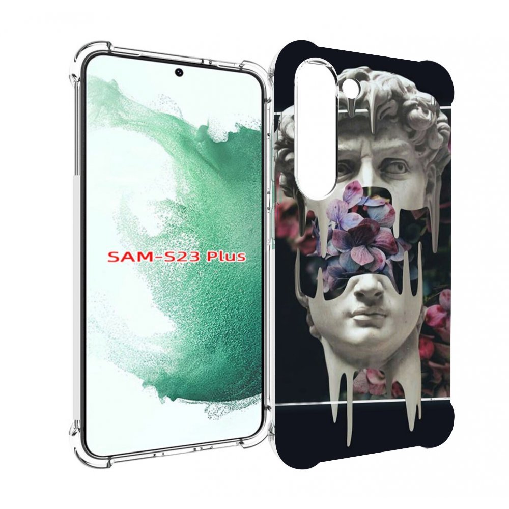 

Чехол MyPads статуя-с-цветами-внутри для Samsung Galaxy S23 Plus +, Прозрачный, Tocco
