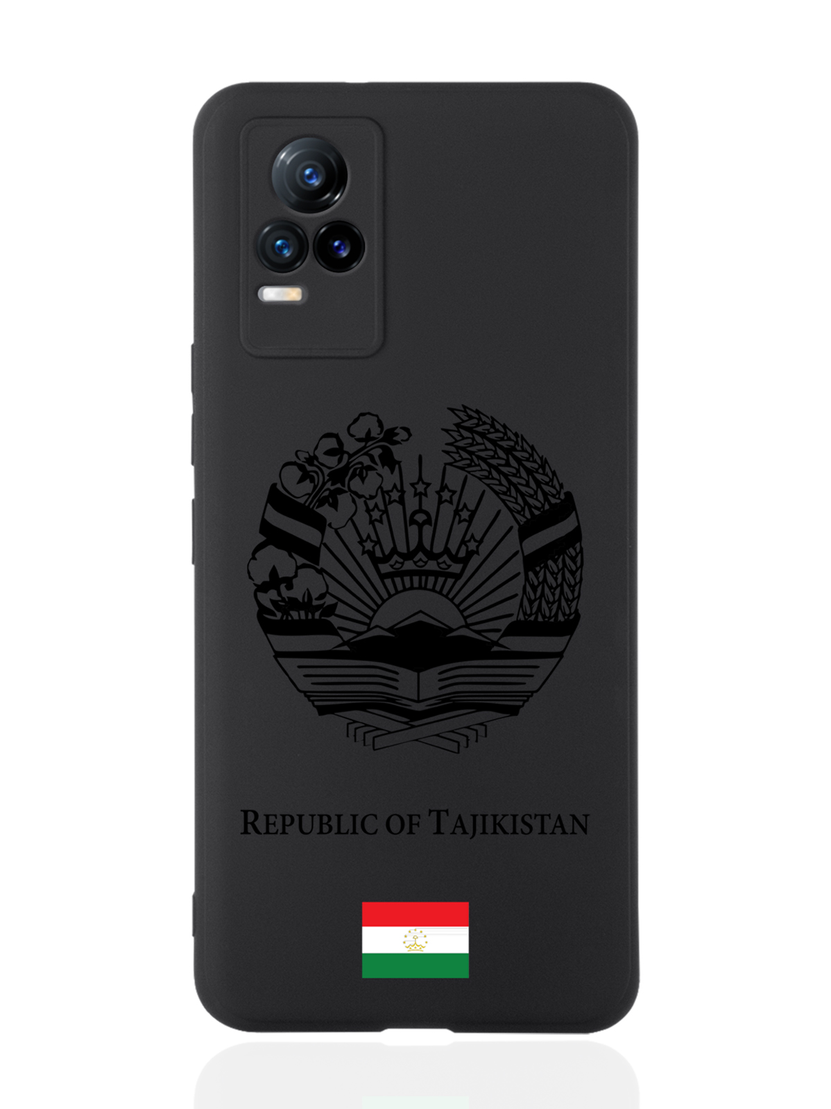 

Чехол SignumCase для Vivo V21e Черный лаковый Герб Таджикистана черный