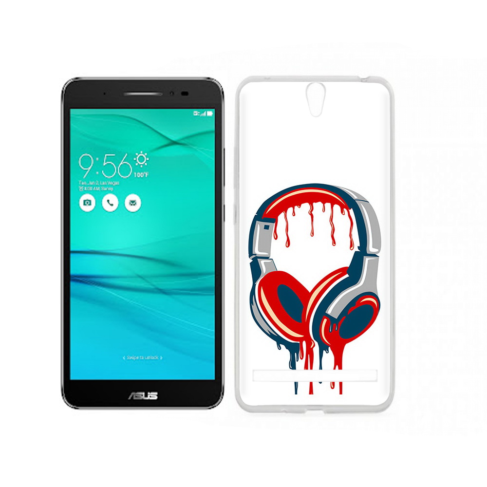 

Чехол MyPads Tocco для Asus ZenFone Go (ZB690KG) не делай громко, Прозрачный, Tocco
