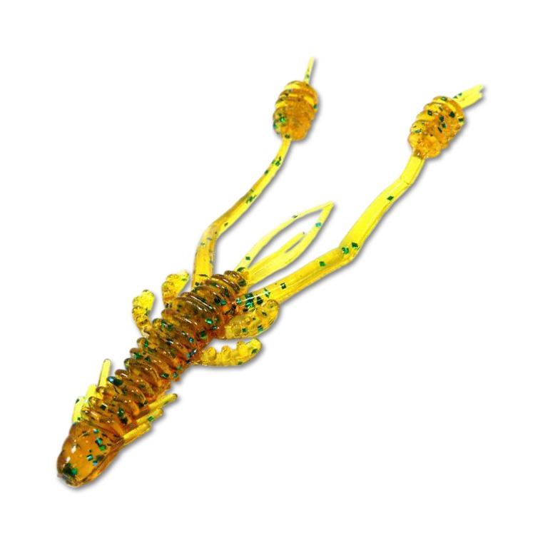 

Силиконовая приманка REINS RING SHRIMP 2 Цв. 565-Motor Oil Green, Желтый, Ring Shrimp