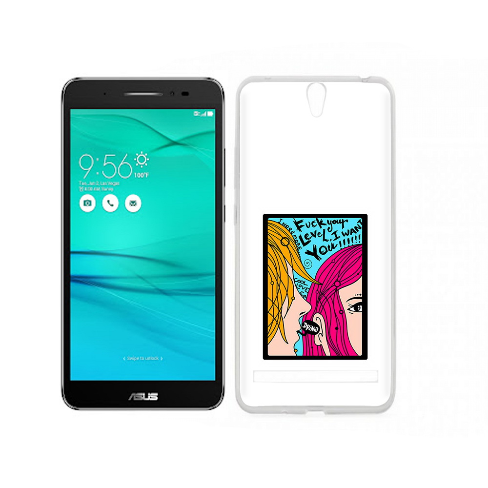 

Чехол MyPads Tocco для Asus ZenFone Go (ZB690KG) Выпьем, Прозрачный, Tocco