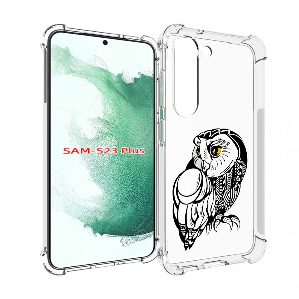 

Чехол MyPads сова-красотка для Samsung Galaxy S23 Plus +, Прозрачный, Tocco