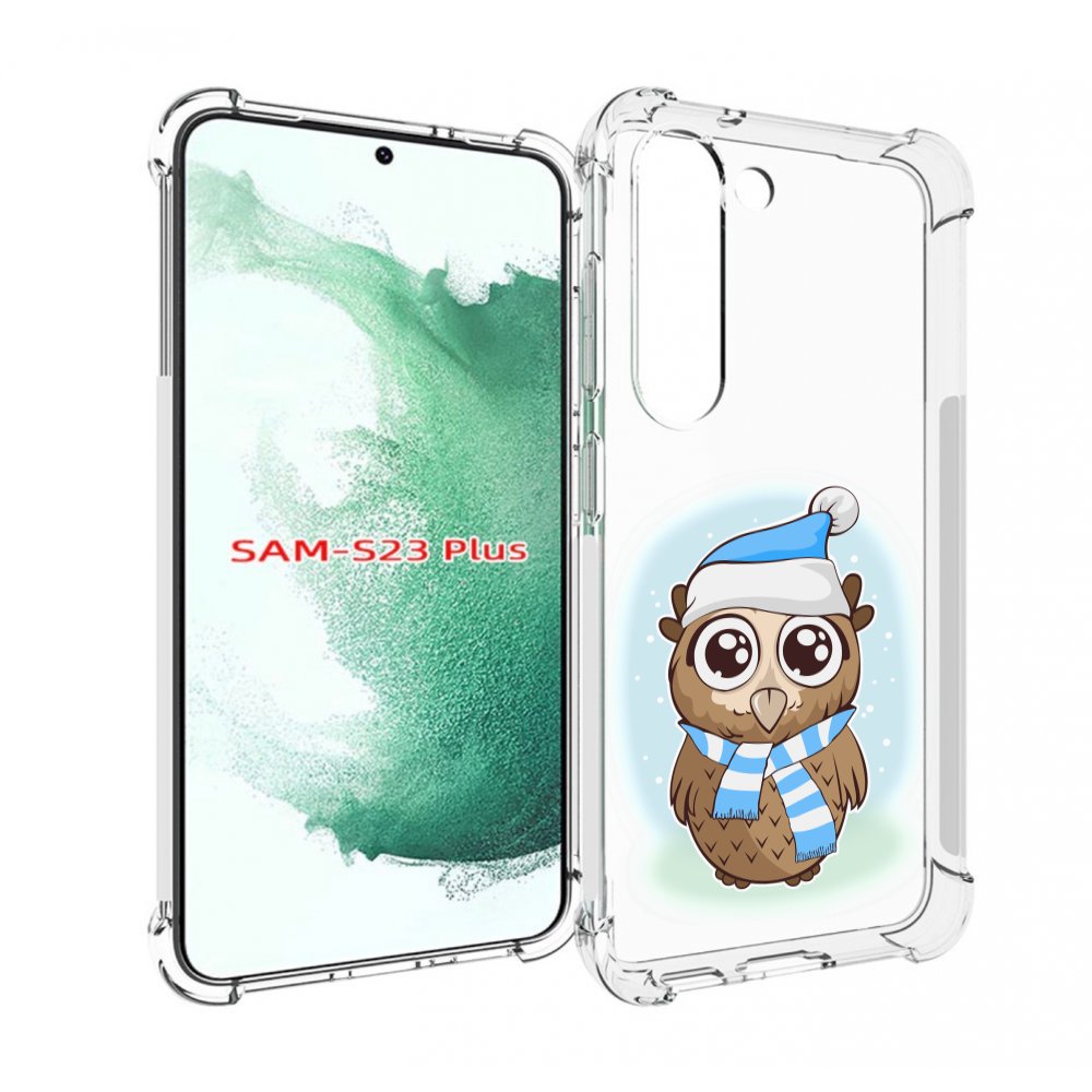 

Чехол MyPads сова-в-шарфике-и-шапке для Samsung Galaxy S23 Plus +, Прозрачный, Tocco