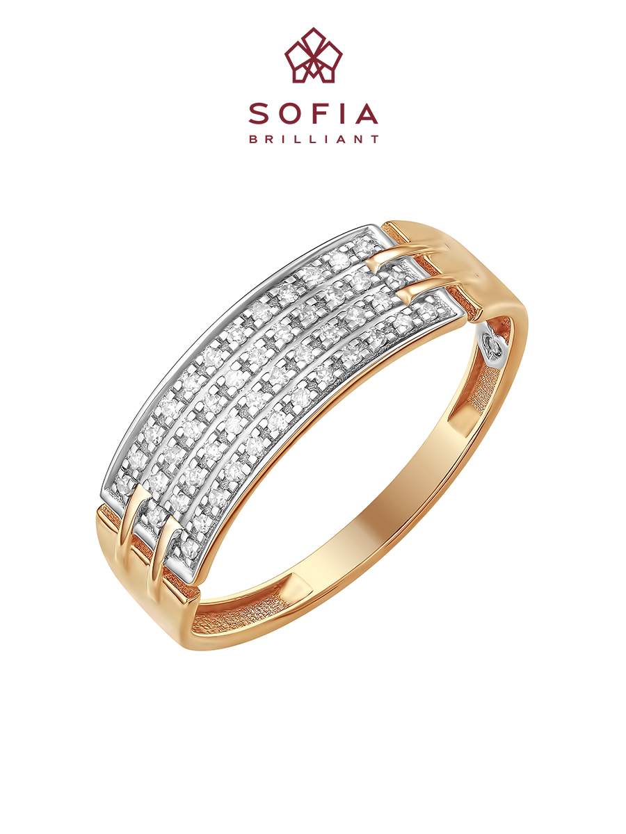 

Кольцо из золота р. 17,5 SOFIA BRILLIANT 113100486, бриллиант, 113100486