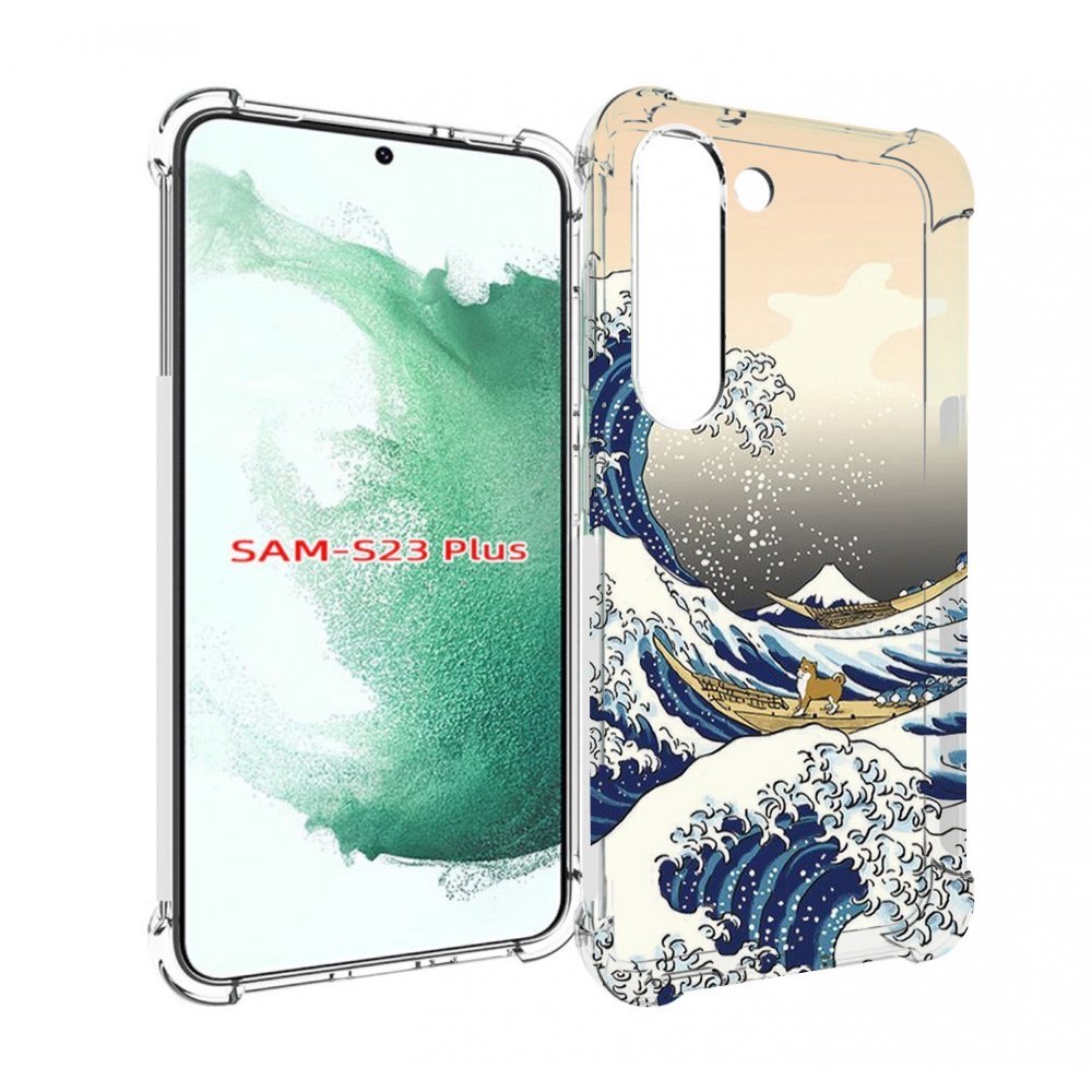 

Чехол MyPads собаки-на-плоту для Samsung Galaxy S23 Plus +, Прозрачный, Tocco