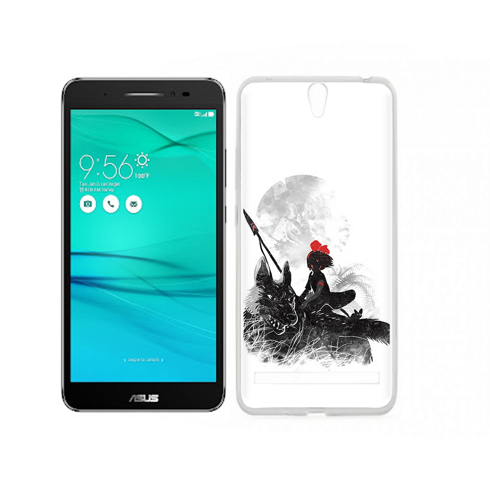 

Чехол MyPads Tocco для Asus ZenFone Go (ZB690KG) мононоке, Прозрачный, Tocco