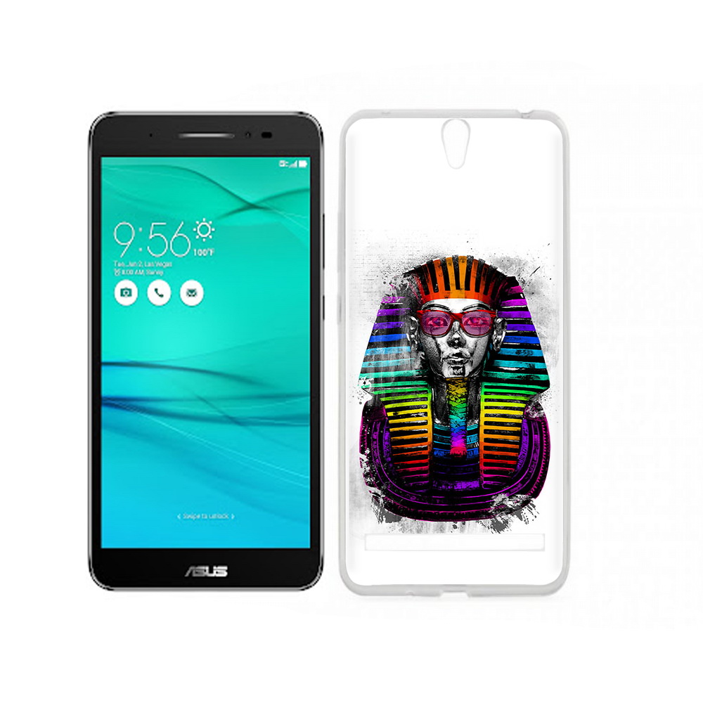 

Чехол MyPads Tocco для Asus ZenFone Go (ZB690KG) модная богиня, Прозрачный, Tocco