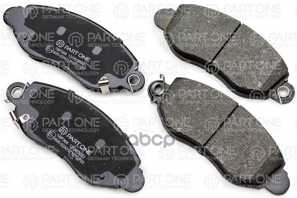 

Колодки тормозные дисковые пер. FORD Transit 00- PART-ONE 1BP368