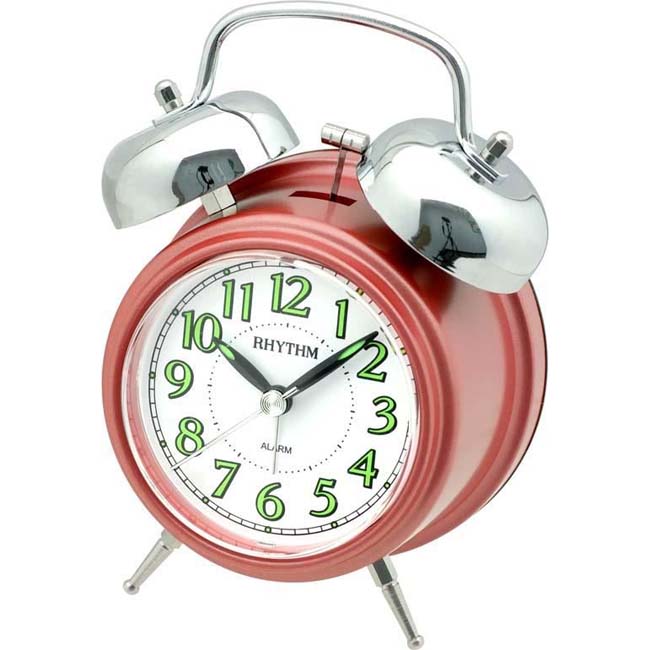 

Бесшумный будильник Rhythm CRA844NR01 с громким звонком и подсветкой, CRA844NR01
