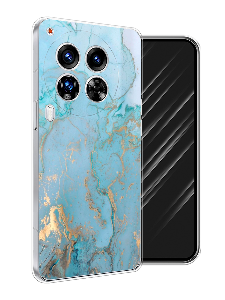 

Чехол Awog на Tecno Camon 30 Premier "Голубой мрамор рисунок", 305450-1