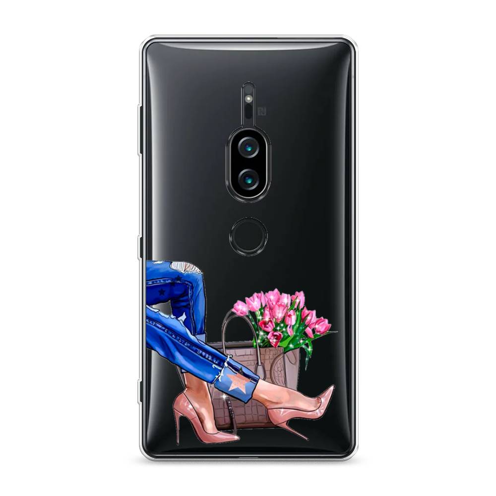 

Силиконовый чехол "Каблучки" на Sony Xperia XZ2 Premium, 53350-7