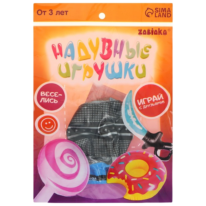 

Игрушка надувная Микрофон 25 см в ассортименте 679514, Разноцветный