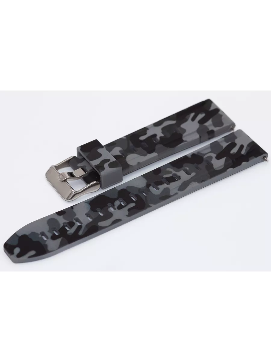 

Ремешок из двух частей мужской Watch Band Strap04 серый/камуфляж, strap04