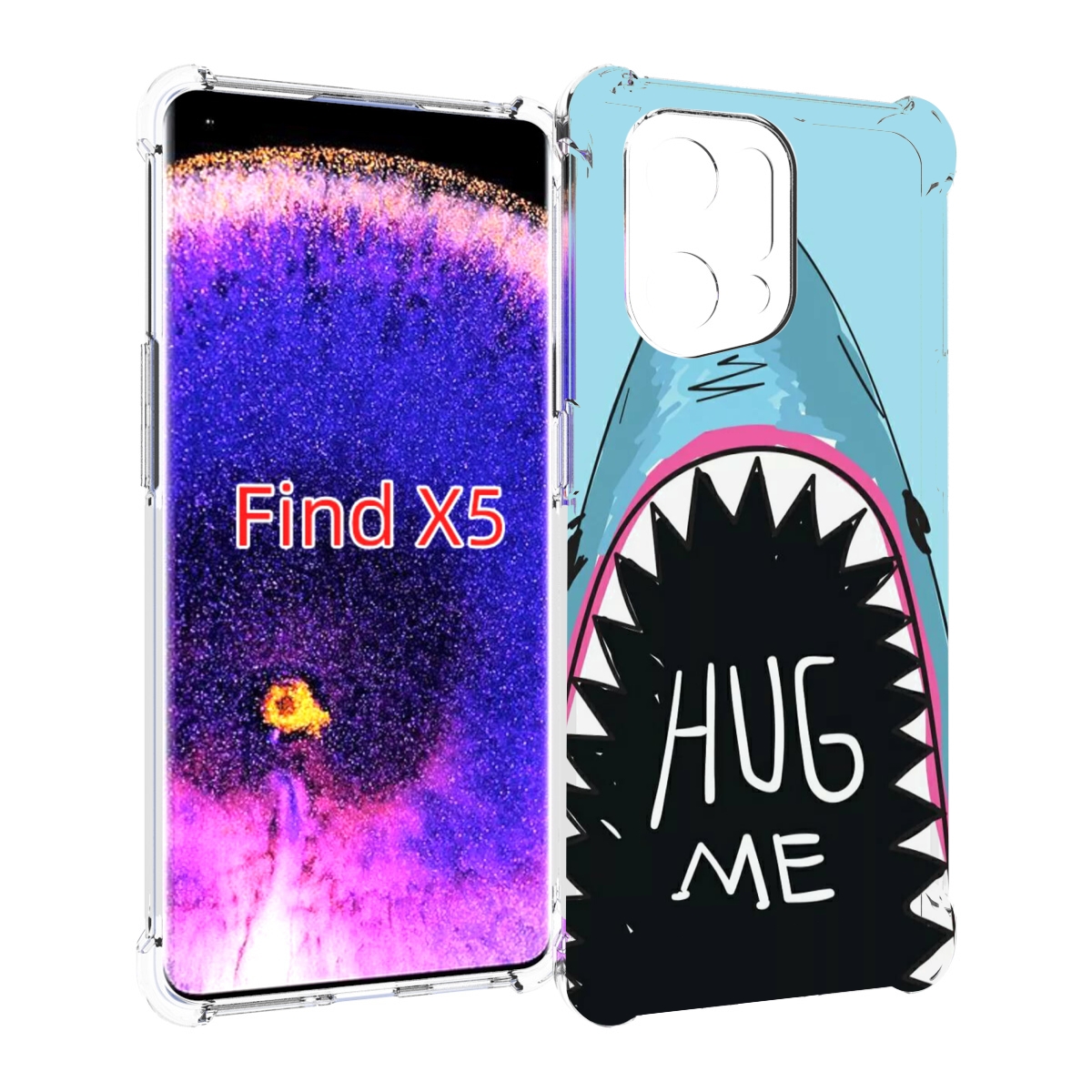 

Чехол MyPads внутри меня для Oppo Find X5, Прозрачный, Tocco