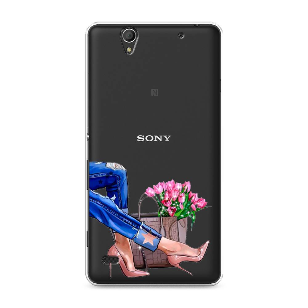 

Чехол Awog на Sony Xperia C4 "Каблучки", Разноцветный, 52650-7