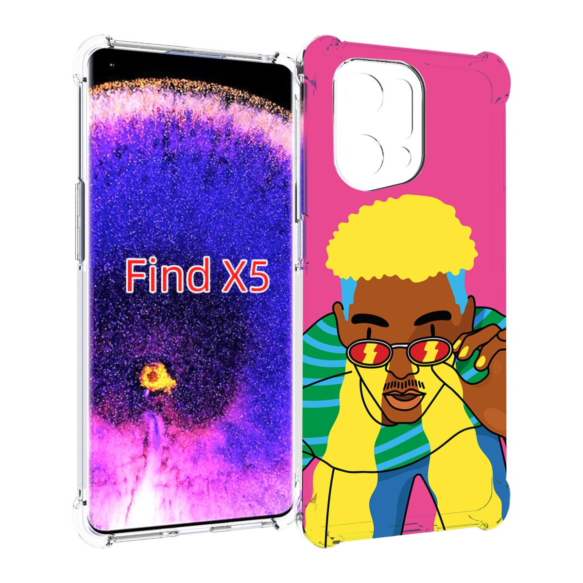 

Чехол MyPads бразилец для Oppo Find X5, Прозрачный, Tocco