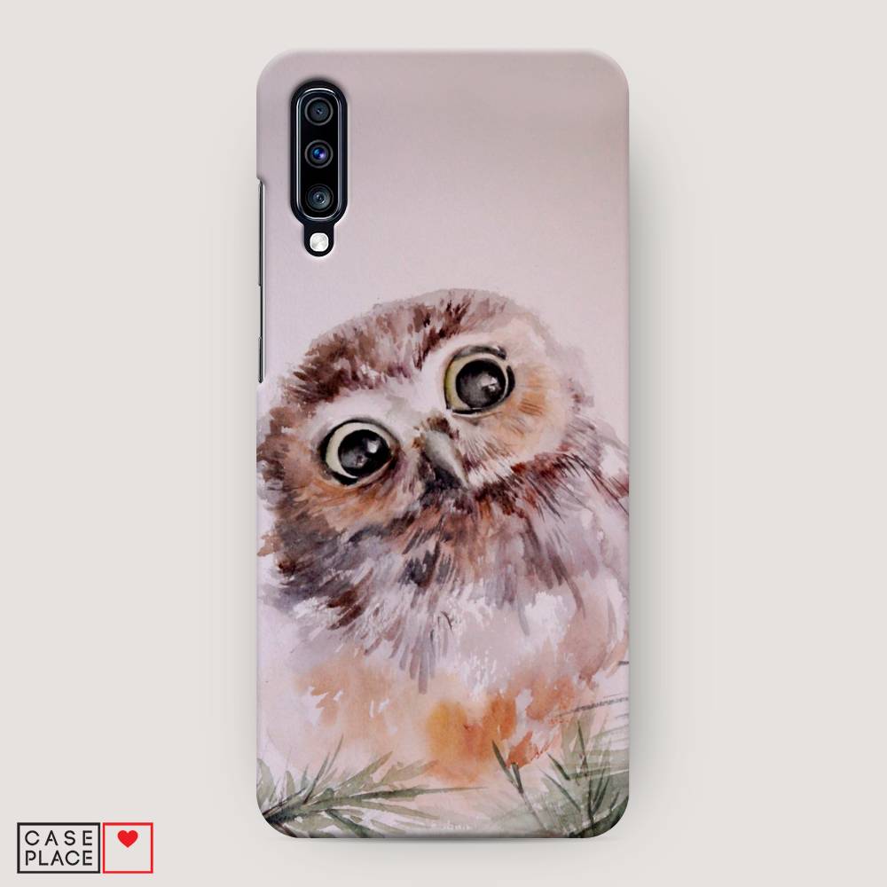 

Пластиковый чехол "Сова на розовом" на Samsung Galaxy A70, 28120-1