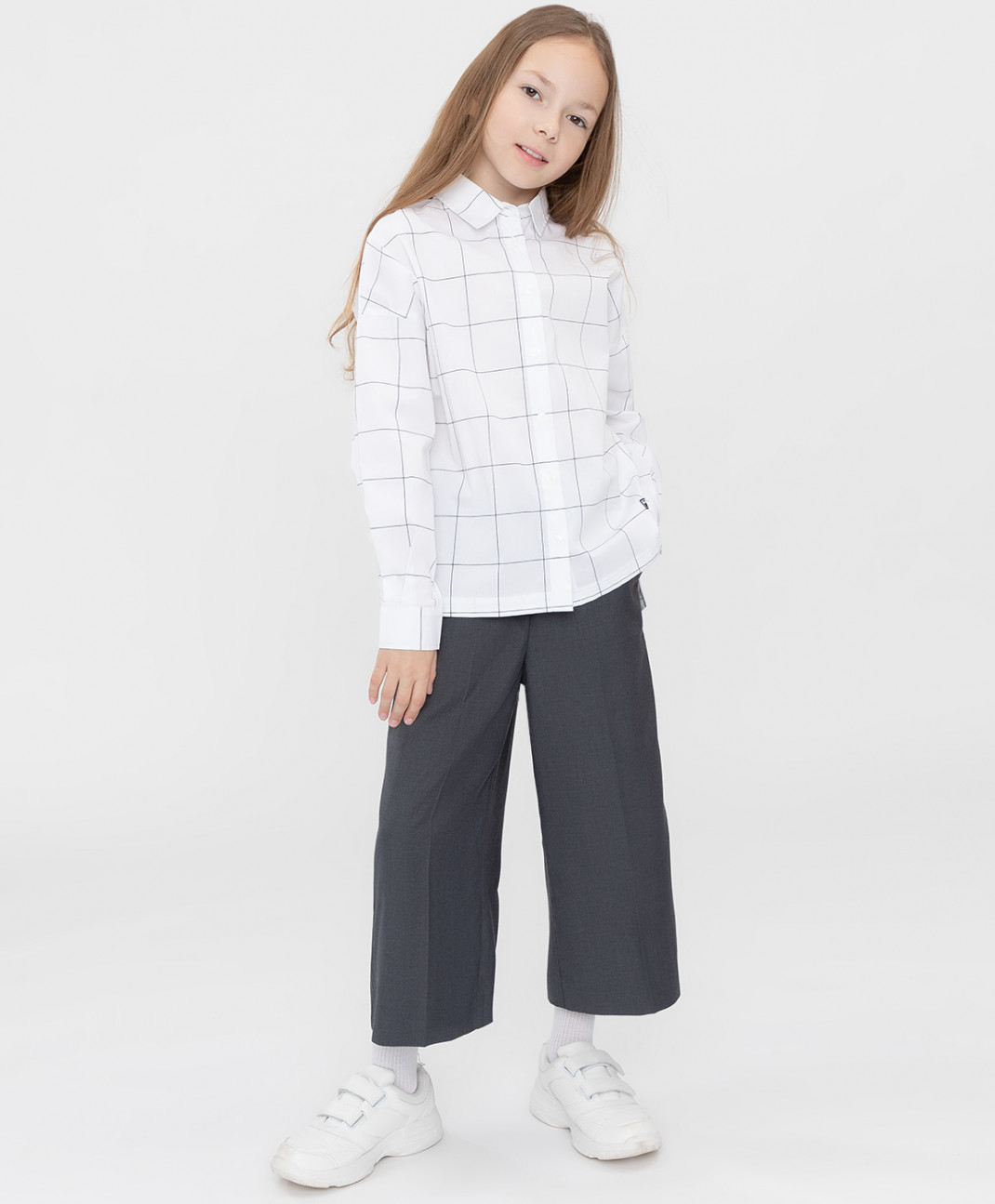 

Брюки детские Button Blue 222BBGS63050100 цв. серый р. 170, 222BBGS63050100