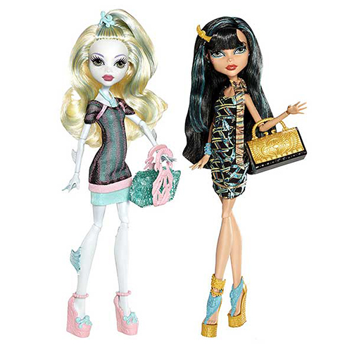

2 куклы Mattel Лагуна Блу и Клео Де Нил Скариж, город страхов, Y7296