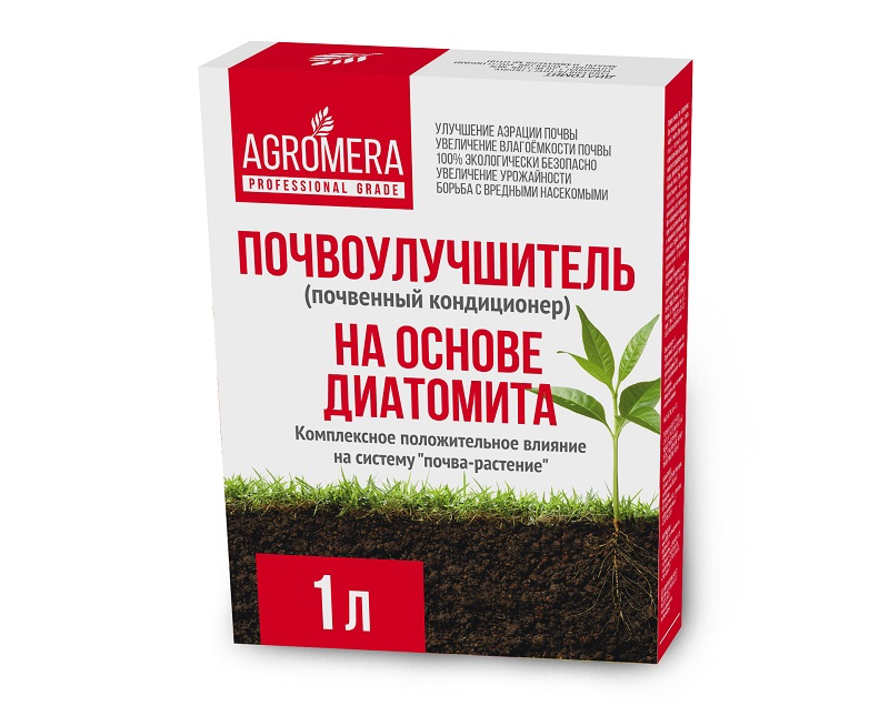 Удобрение Диатомит Почвоулучшитель АГРОМЕРА 1л