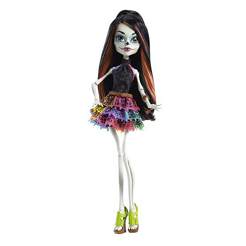 

Кукла Mattel Скелита Калаверас Скариж, город страхов, Y0377