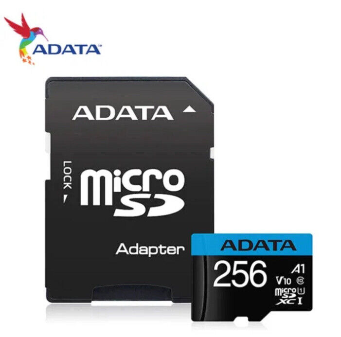 Карта памяти ADATA Micro SDXC 256Гб AUSDX256GUICL10A1-RA1-SDXC 3955₽