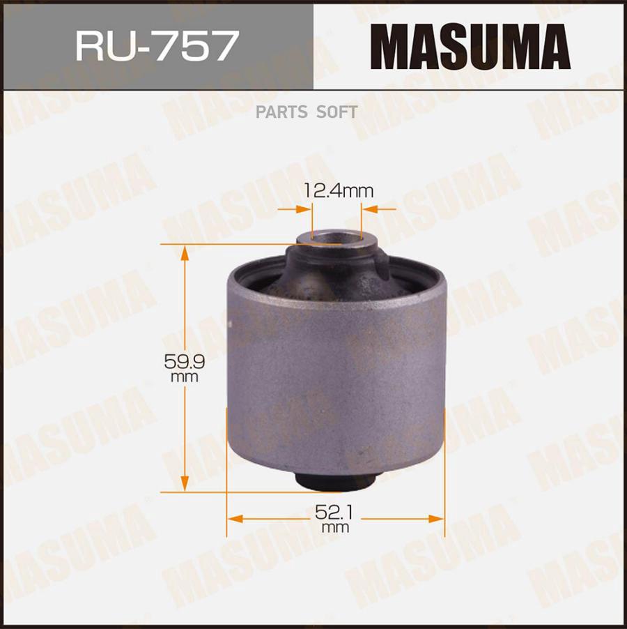 

Сайлентблок Masuma Suzuki Jimny / Jb23w Rear Masuma арт. RU757