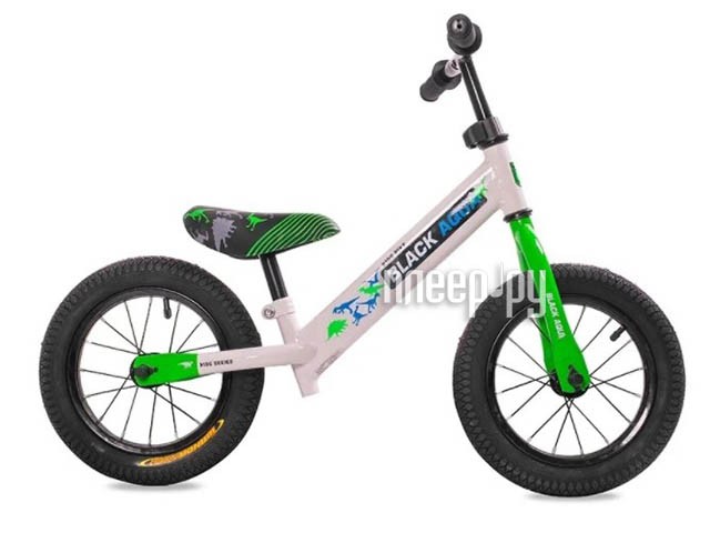 

Беговел Black Aqua KG123 White-Light Green