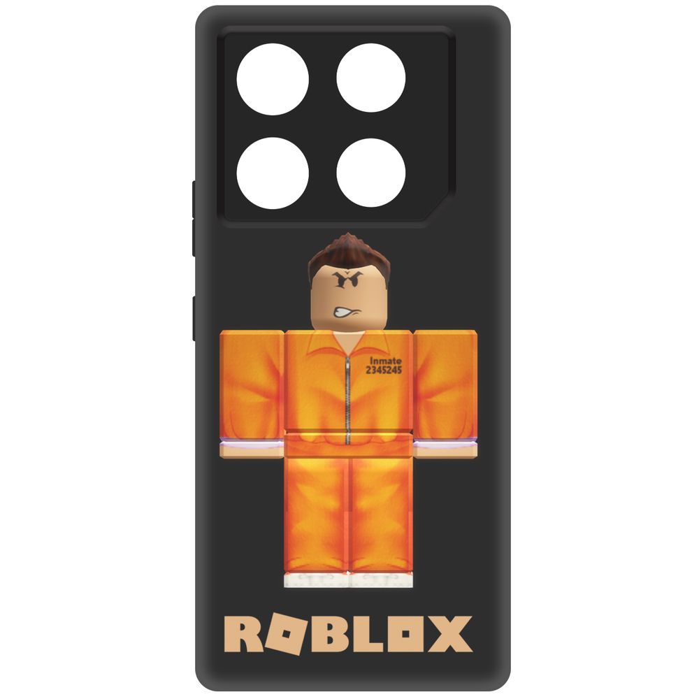 

Чехол-накладка Krutoff Soft Case Roblox-Заключенный для INFINIX GT 20 Pro черный