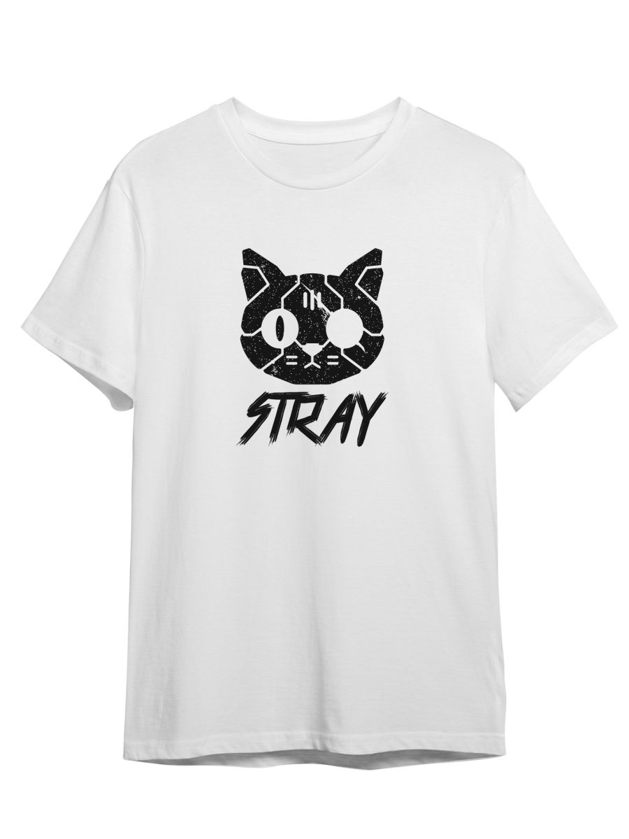 

Футболка унисекс СувенирShop Stray/Стрей/Кот 11 белая 5XL, "Stray/Стрей/Кот" 11